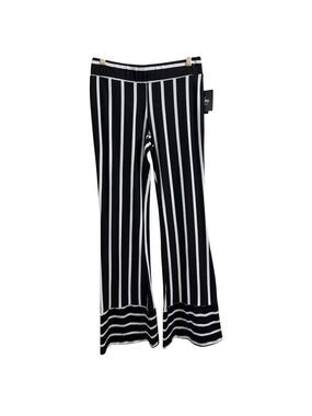 High Rise Bold Black & White Stripe Vety Stylish Pants